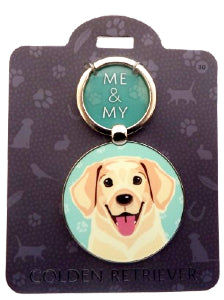 Me & my Pet Dog Keyring Golden Retriever