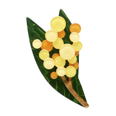 Golden Wattle Erstwilder Brooch