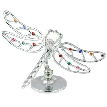 Crystocraft Dragonfly -silver