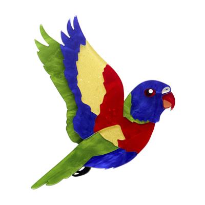 Lulu the lorikeet Erstwilder Brooch