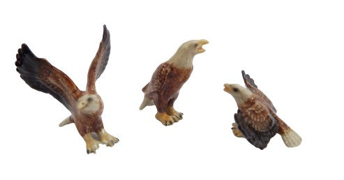image Small Eagle miniature Figurine set 3