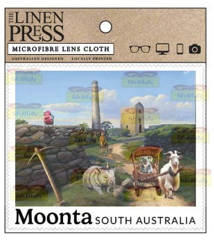 Lens Cloth Little Digger Wombat and friends Hughes Pumphouse Moonta South Australia