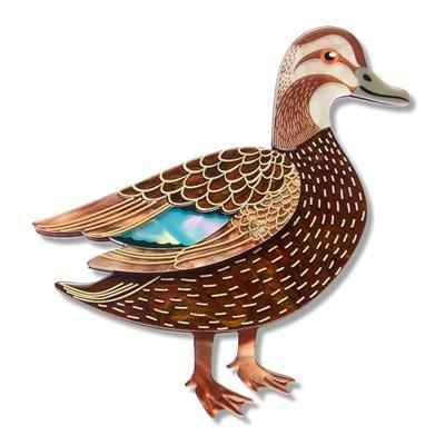 Pacific Black Duck Erstwilder Brooch