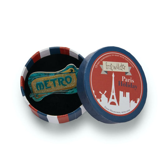 Paris metro Free Gift Erstwilder Brooch