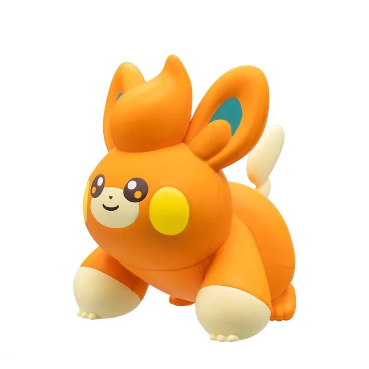 Orange cartoon-like creature with a white background