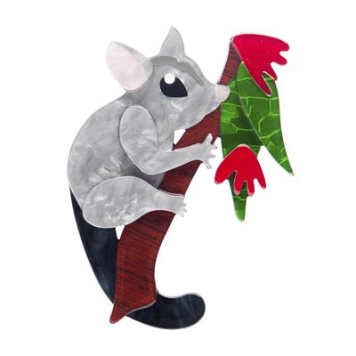 Penny the possum Erstwilder Brooch