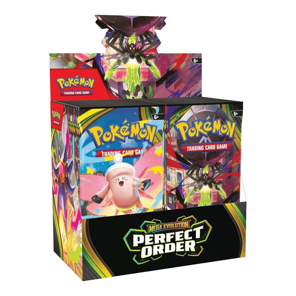 Pokémon trading card game packs with colorful designs on a white background