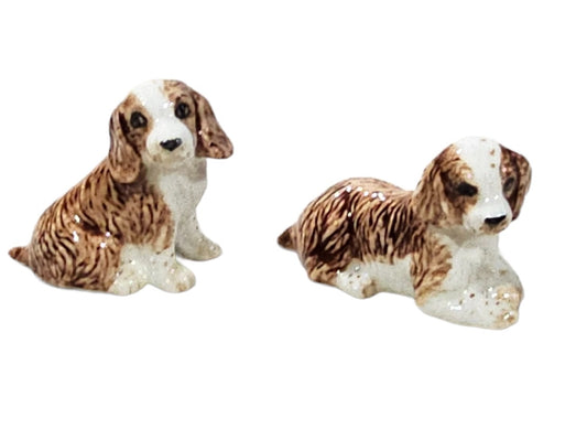 cocker Spaniel Set 2 porcelain