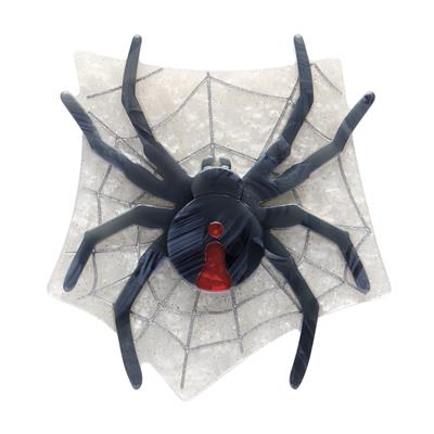 Roxy the red backed spider erstwilder brooch