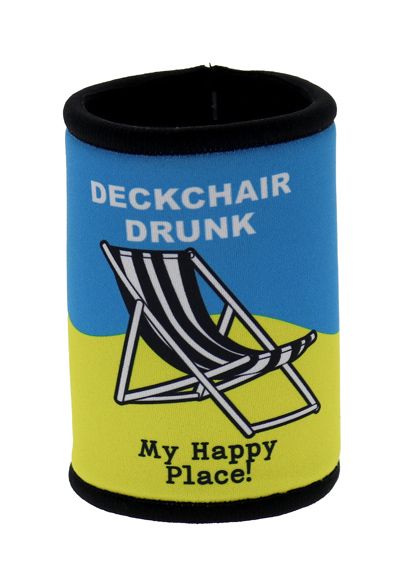 Deck chair drunk stubby holder