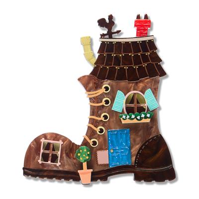 Shoe House Erstwilder Brooch
