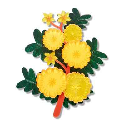 Sunshine Wattle Erstwilder Brooch