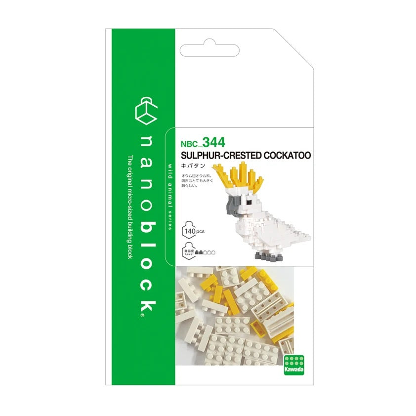 Nano Blocks sulphur crested Cockatoo