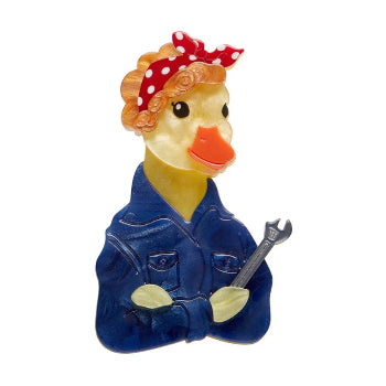 The Diligent Duck Erstwilder Brooch