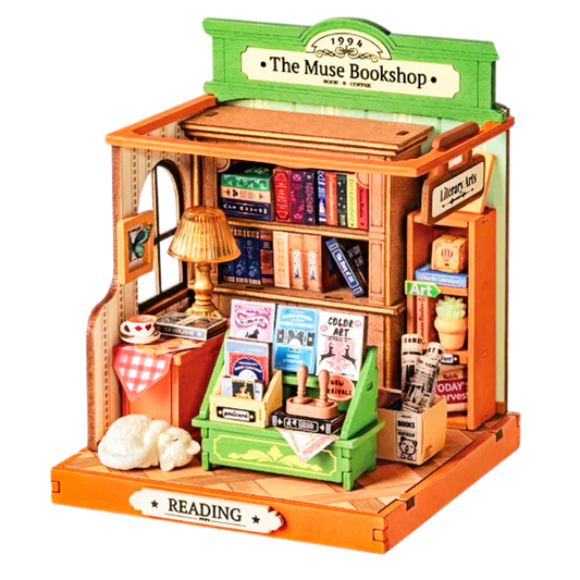 Rolife DIY Miniature House The Muse Bookshop DS040