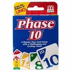 image  Phase 10 Card Game