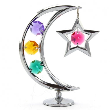 image Crystocraft Moon & Star - Silver