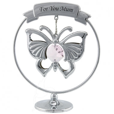 image Crystocraft Emperor Butterfly For You Mum"" - Silver