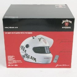 Jim Beam Helmet CD Player with FM Radio in carton