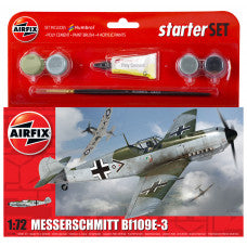 image Airfix Starter SET 1:72 Messerschmitt Bf109E-3 kit