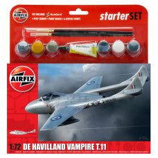image Airfix Starter set 1:72 De Havilland Vampire T.11 Model Kit