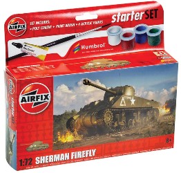 image Airfix Starter Set Sherman Firfly 1:72