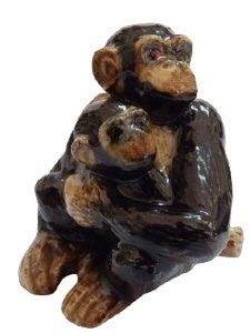 Chimpanzee with Baby
