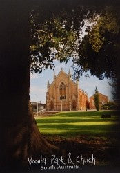 Post Card Moonta Park and Church South Australia