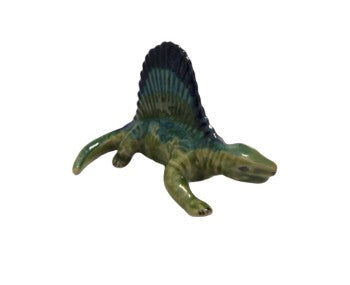image Dimetrodon Med ceramic Miniature  Dinosaur Figurine
