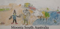 Comic Post Card Moonta South Australia