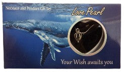 Wish Pearl Love Pearl Whale Necklace pendant gift set