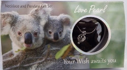 Koala Mum And Baby Wish Pearl Love Pearl Pendant Set