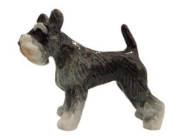 image Large Schnauzer Standing Ceramic miniature Dog Figurine