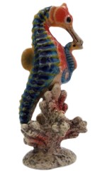 image Seahorse ceramic miniature porcelain animal Figurines