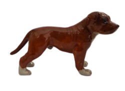 image  Staffordshire Bull terrier Ceramic miniature porcelain dog figurine