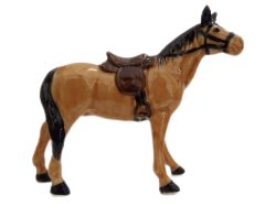 image  Racing Horse  Ceramic porcelain animal figurine