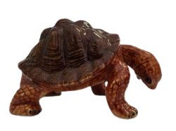 image  Tortoise ceramic miniature  porcelain reptile  figurine 