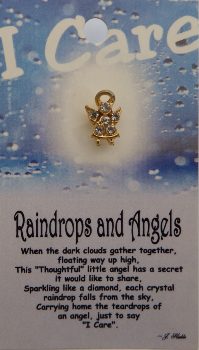 image Raindrops and Angels  Guardian angel Pins