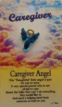 image Caregiver Guardian Angel Pin