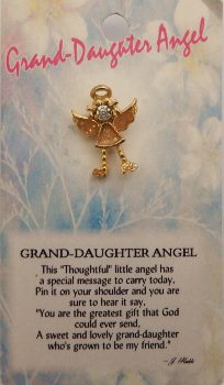 image Grand daughter Guardian Angel Pin