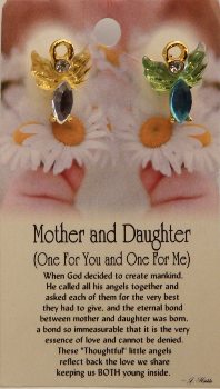 image Mother & Daughter Guardian Angel Pin