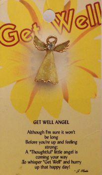 image Get Well Guardian Angel Pin