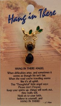 image Hang in there  guardian Angel Pin