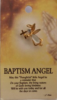 image Baptism Guardian Angel Pin