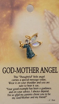 image God Mother Guardian Angel Pin