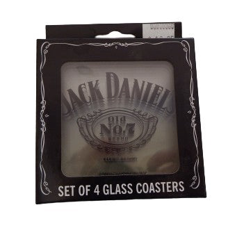 image Jack Daniels Set of 4 Glass coasters
