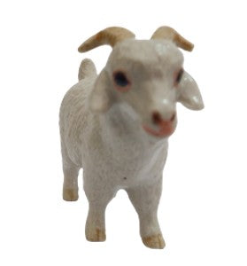 Angoria Goat Ceramic Miniature porcelain Figurine