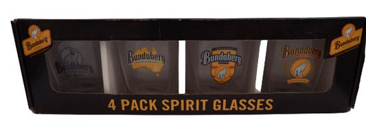 image Bundaberg Rum 4 Pack Spirit Glasses