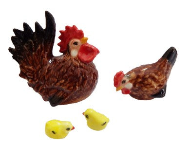 Fat Chook & Hen Family  Brown