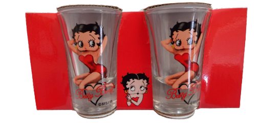 image Betty Boop  set of 2 Shot glasses